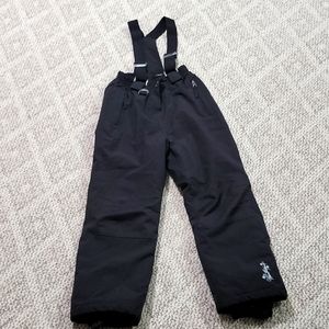 Youth 32° Weatherproof snow pants with removable bib straps